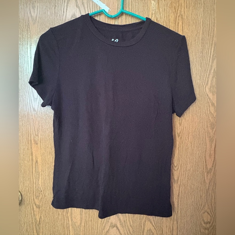 Charlotte Russe Black Short Sleeve Tee